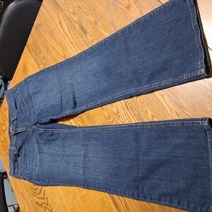 DULUTH TRADING CO JEANS MENS 8 x 33 Blue BOOTCUT BOOT CUT ?? Preowned Used
